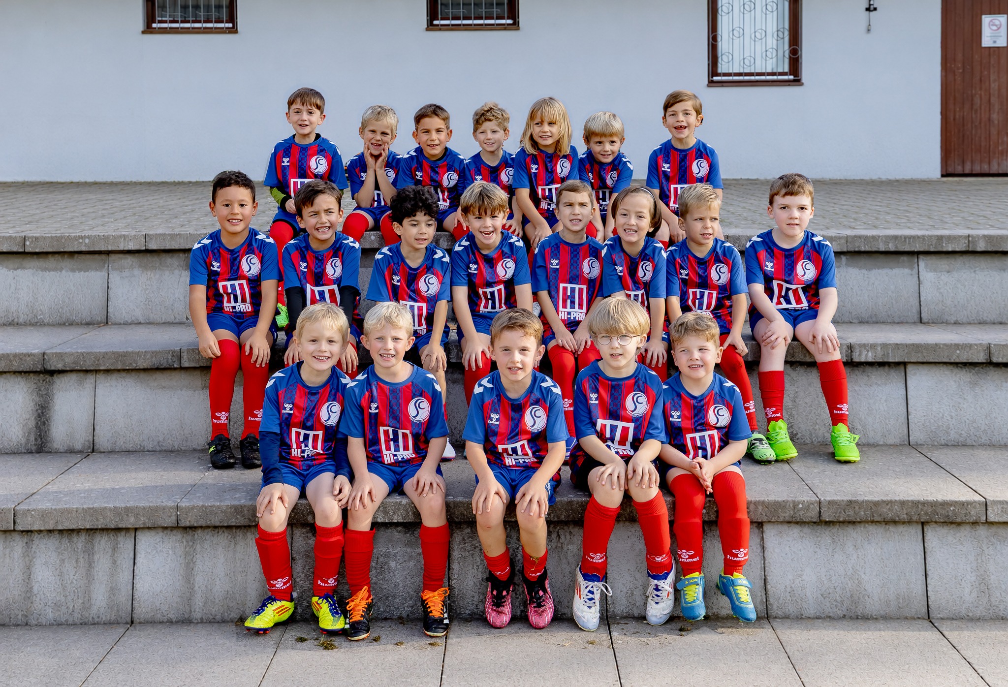 Mannschaftsfoto der Bambini des SC Konstanz-Wollmatingen